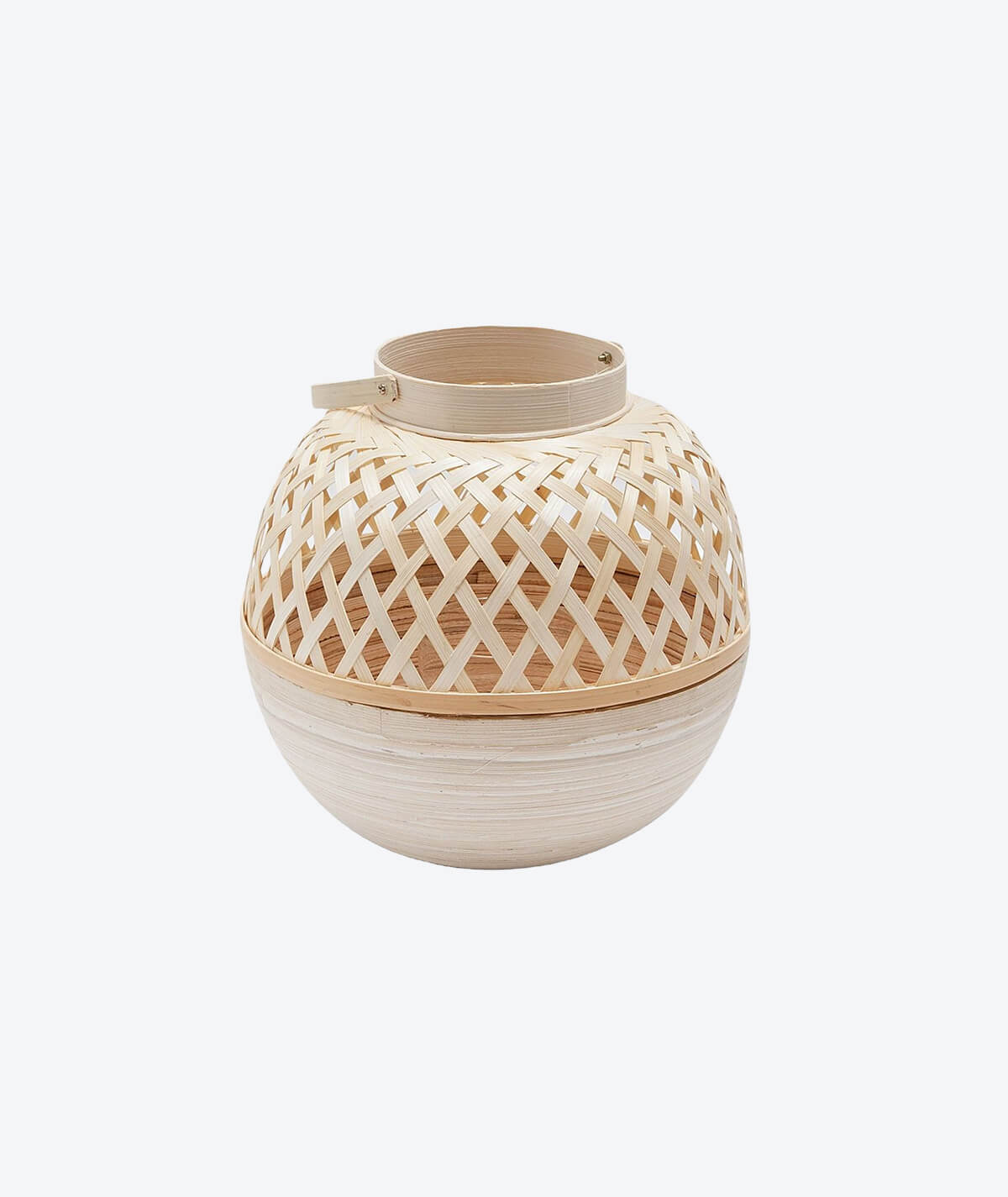 Round Wicker Willow Pot