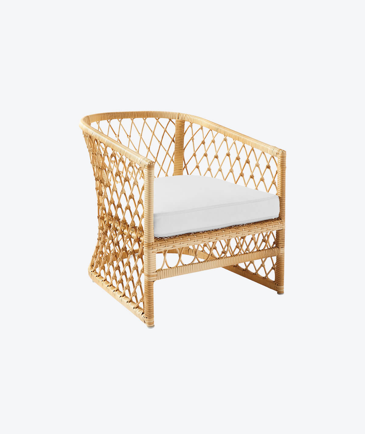 Wooden Sofa Chair With White Effect