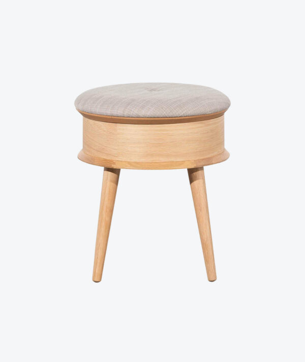 Dark Polish Wooden Square Dining Table - Image 5