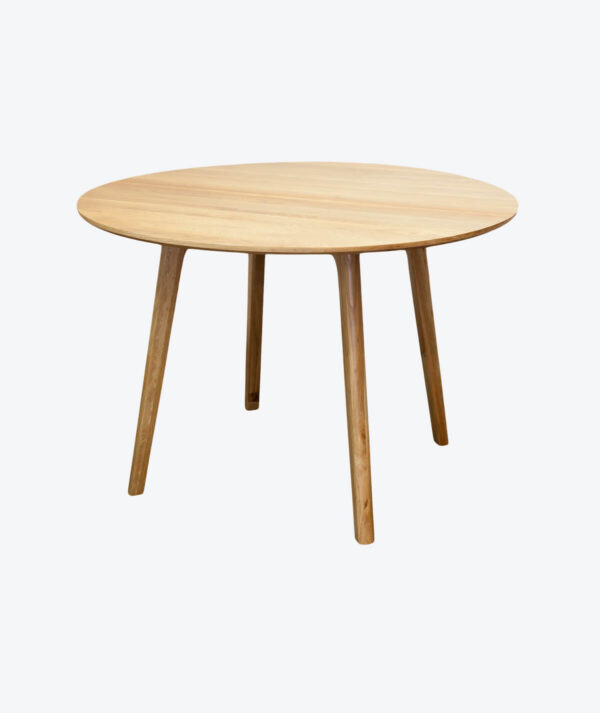 Dark Polish Wooden Square Dining Table - Image 3